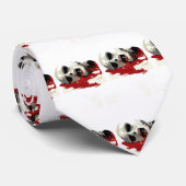 CRAVATE divisée de tête de zombi ! (Roulé)