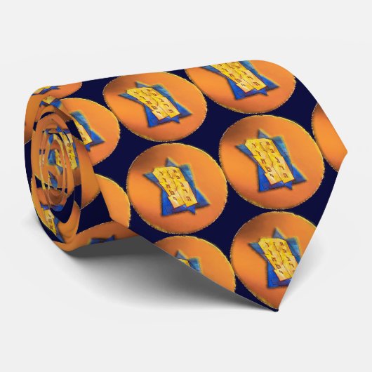 Cravate Dix commandements (Roulé)