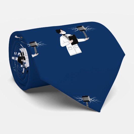CRAVATE DOC -CRAVATE BLEU THOR (Roulé)