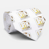 Cravate Docteur de LOGO de DPhC de chimie pharmaceutique (Roulé)