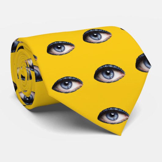 cravate d'oeil sur le jaune (Roulé)