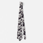 Cravate Dog Lover Canine Retro Custom Tie (Devant)