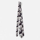 Cravate Dog Lover Canine Retro Custom Tie (Dos)