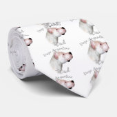 Cravate Dogo Argentino Papa 2 (Roulé)