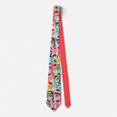 Cravate Dogs and Cats with Santa Beard (Devant)