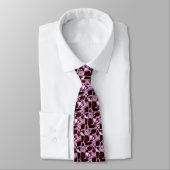 Cravate Dogwood Blossoms - Plum (Attaché)