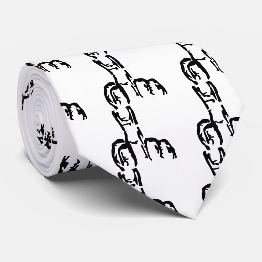 Cravate Doigt moyen (Roulé)