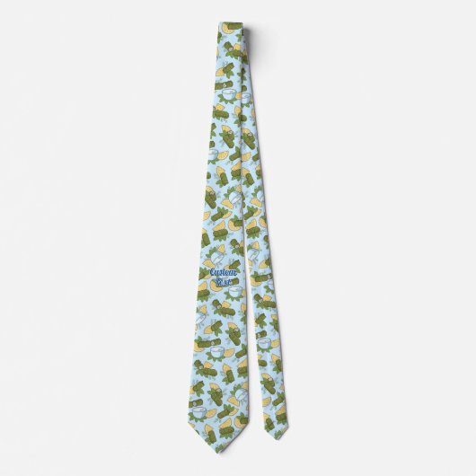 Cravate Dolmadakia Pattern Neck Tie (Devant)