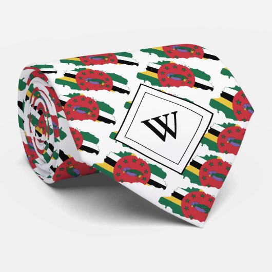 Cravate DOMINICA Monogramme de l'Écriture chrétienne (Roulé)