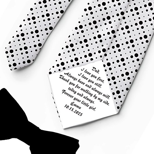 Cravate Don du père de la mariée de la mariée