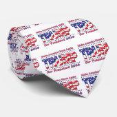 Cravate Donald Trump pour le président (Roulé)