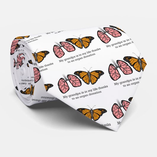 Cravate Donation d'organe (Roulé)