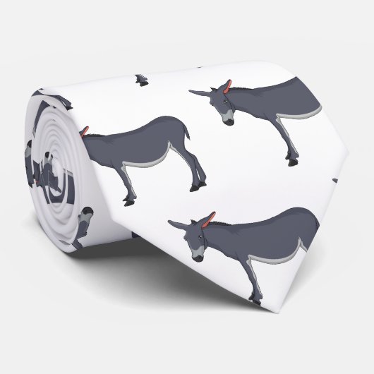 Cravate Donkey cartoon (Roulé)