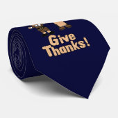 Cravate Donnez les mercis ! (Roulé)