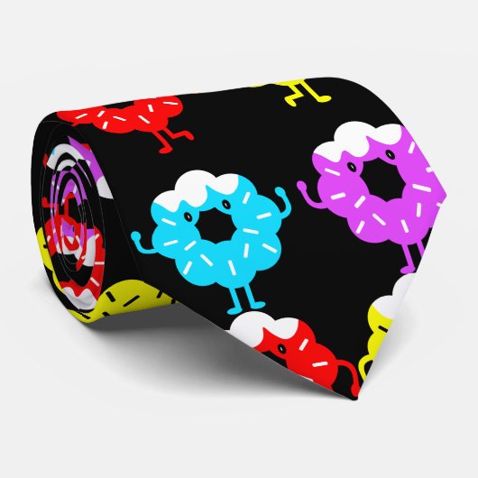 Cravate Dons de donut (Roulé)