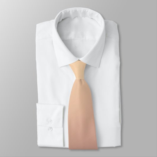 Cravate Don't mess with me peach-colour tie (Attaché)