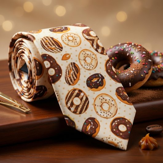 Cravate Donut Lover Pattern