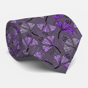 Cravate Doodle Blue beau motif floral