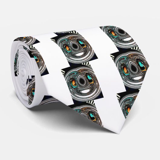 Cravate Doodle ethnique africain Zebra texturé Art Imprime (Roulé)