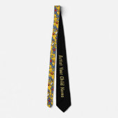 Cravate Doodle Giraffe Angel personnalisable (Dos)