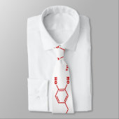 Cravate Dopamine formule chimique moléculaire (Attaché)
