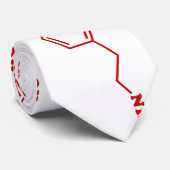 Cravate Dopamine formule chimique moléculaire (Roulé)