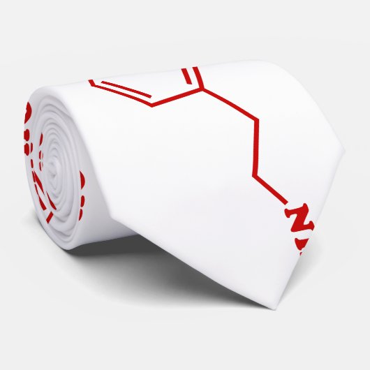 Cravate Dopamine formule chimique moléculaire (Roulé)