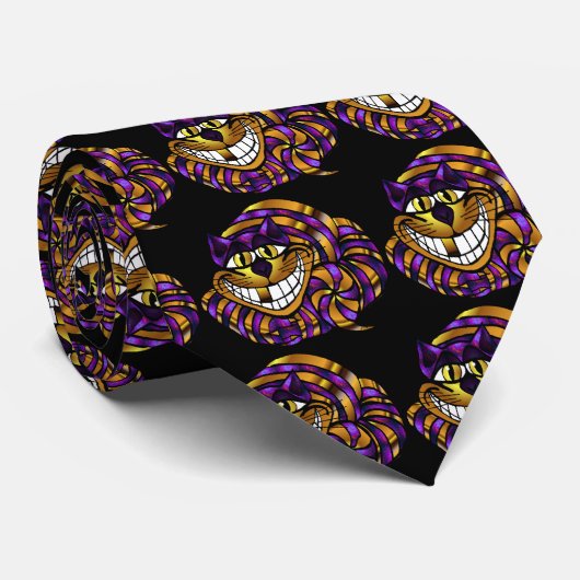 Cravate d'or de chat de Cheshire (Roulé)