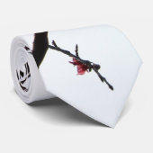 Cravate d'Oriental de fleurs de cerise (Roulé)