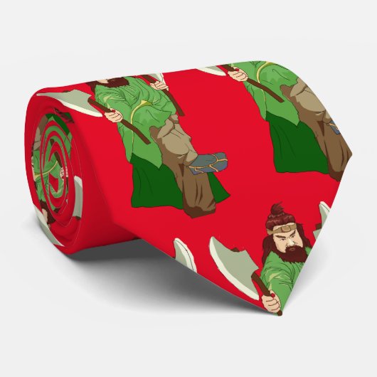 Cravate Double Axe Warrior (Roulé)