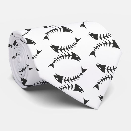 Cravate Double Fishbone Fischgräte (Roulé)