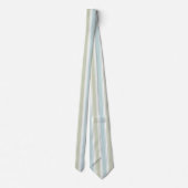 Cravate Double Rayure Seafoam & Bleu (Dos)