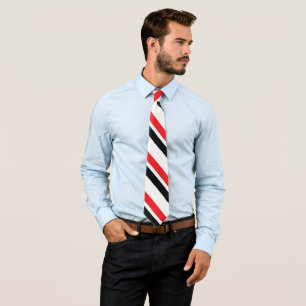 Cravate Double triage rouge et noir