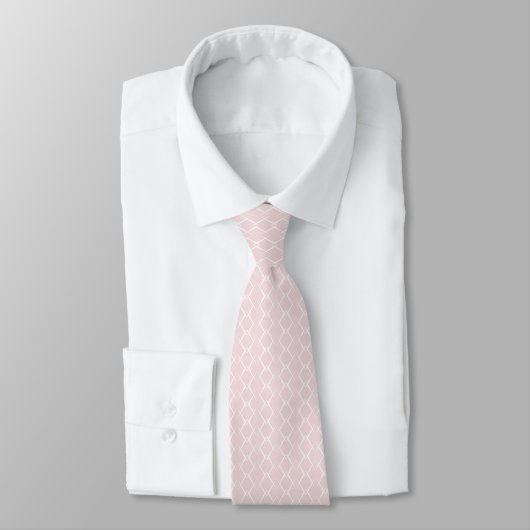Cravate Double ZigZag transparent et gris (Attaché)