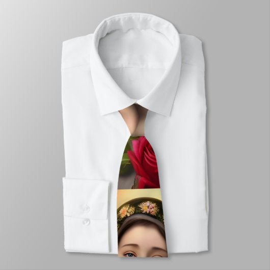 Cravate Douche des Roses (Attaché)