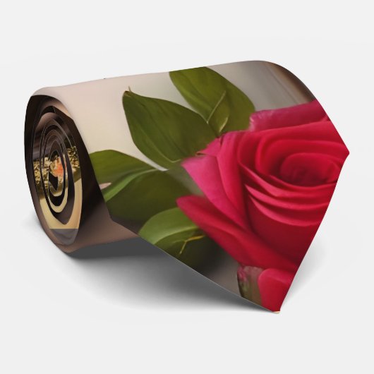 Cravate Douche des Roses (Roulé)