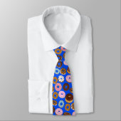 Cravate Doughnut Neck Tie Blue (Attaché)