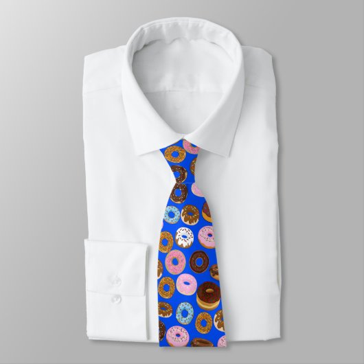 Cravate Doughnut Neck Tie Blue (Attaché)