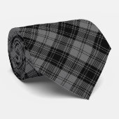 Cravate Douglas grey Tartan (Roulé)