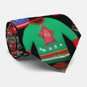 Cravate Douleur de Noël moche (Roulé)