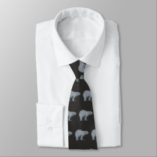 Cravate d'ours blanc