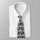 Cravate d'ours blanc (Attaché)