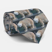 Cravate d'ours blanc (Roulé)