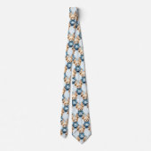 Cravate d'ours bleu Teddy (Dos)