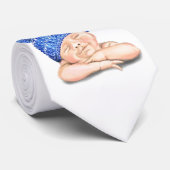 Cravate Doux dormant Doux souriant Joyeux bébé - Personnal (Roulé)