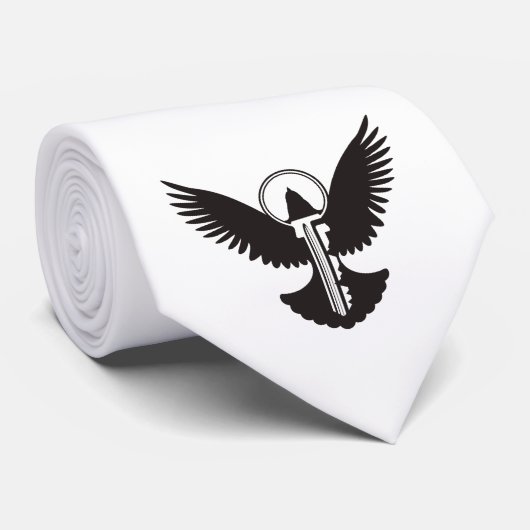 Cravate Dove avec clé (Roulé)