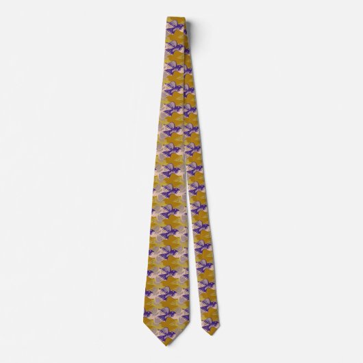 Cravate Dove Birds Motif Tesselation 2 NT (Devant)