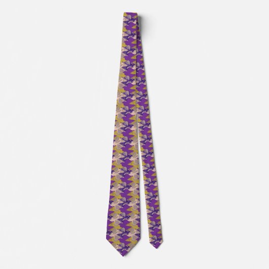 Cravate Dove Birds Motif Tesselation 4 NT (Devant)
