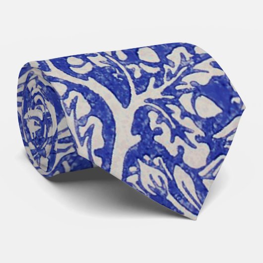 Cravate Dove et Rabbit, William Morris (Roulé)