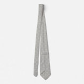 Cravate Dove Gray Feuilles & Lignes (Dos)